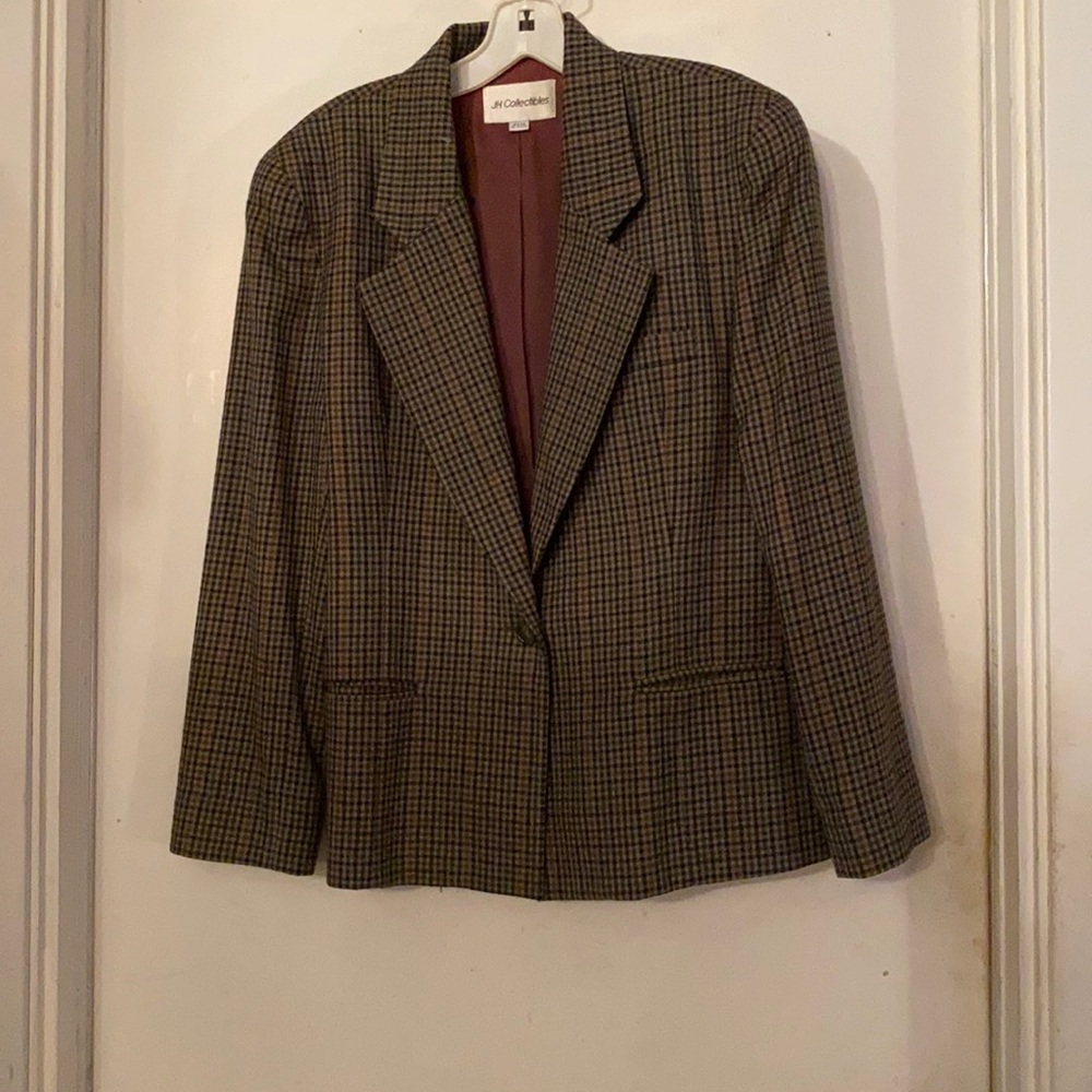 Suit jacket plaid